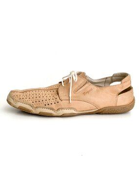 Fogert Germany Perforated Leather Casual Lace-Up Shoes
